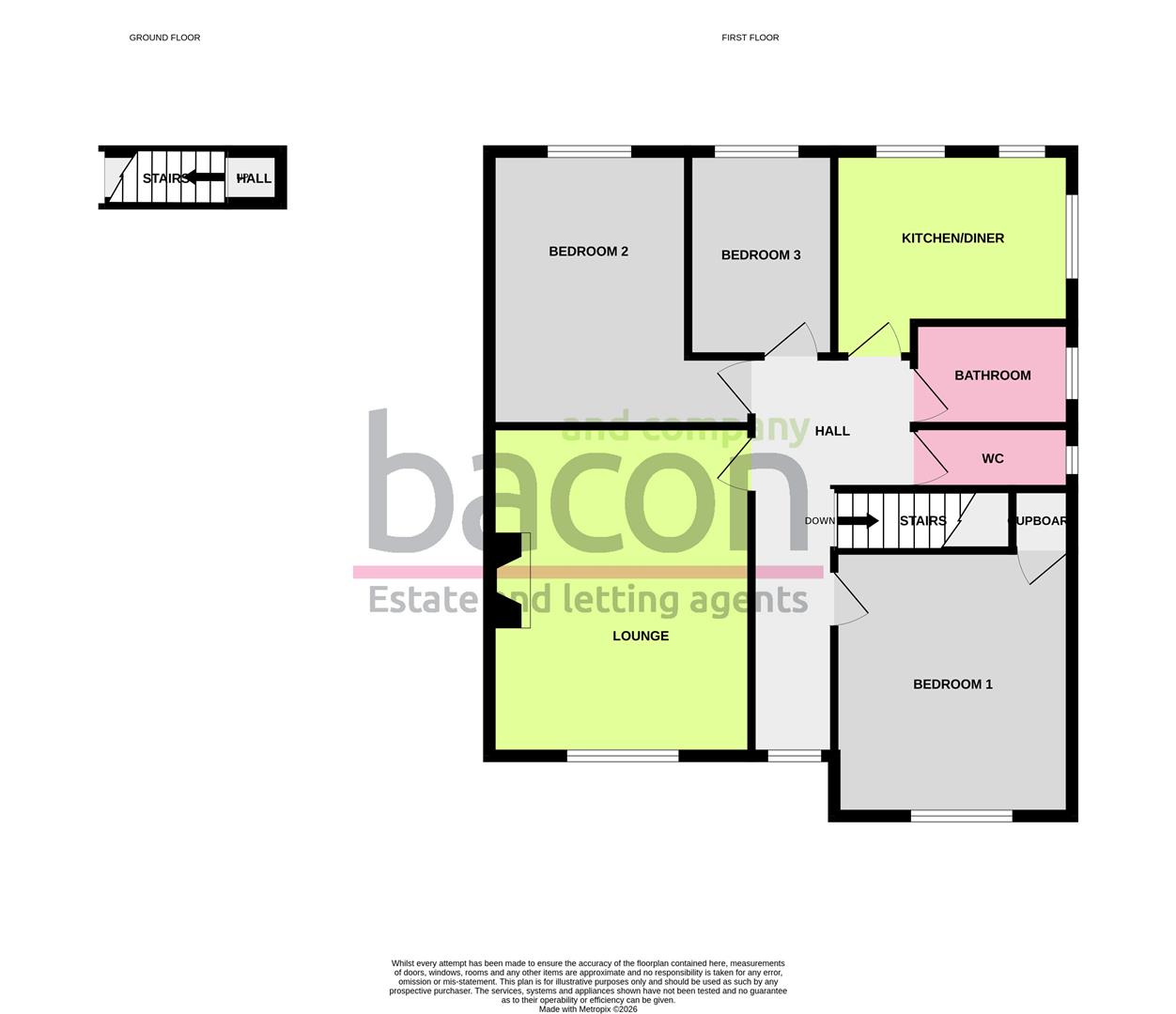 Floor Plan | Flat - Purpose Built | Southview Gardens, West Worthing, BN11 | Sold - Subject to Contract